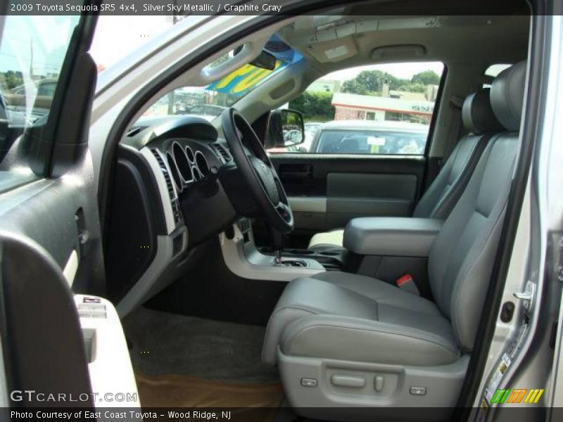 Silver Sky Metallic / Graphite Gray 2009 Toyota Sequoia SR5 4x4