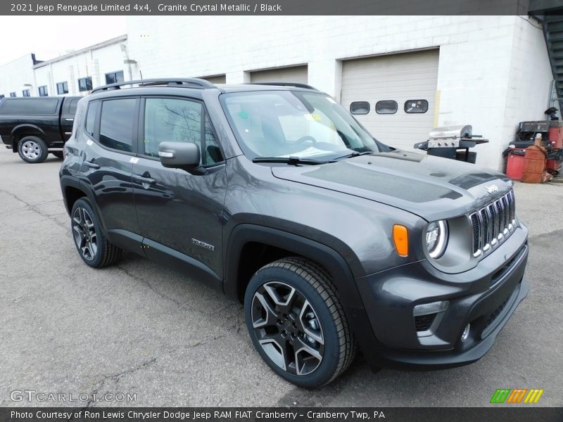 Granite Crystal Metallic / Black 2021 Jeep Renegade Limited 4x4