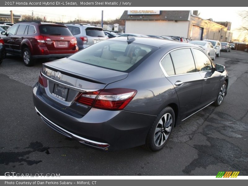 Modern Steel Metallic / Ivory 2017 Honda Accord Hybrid EX-L Sedan