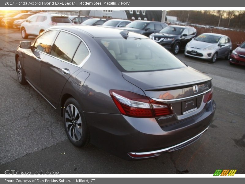 Modern Steel Metallic / Ivory 2017 Honda Accord Hybrid EX-L Sedan