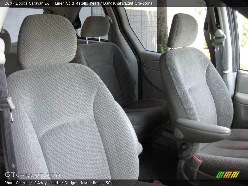 Linen Gold Metallic Pearl / Dark Khaki/Light Graystone 2007 Dodge Caravan SXT