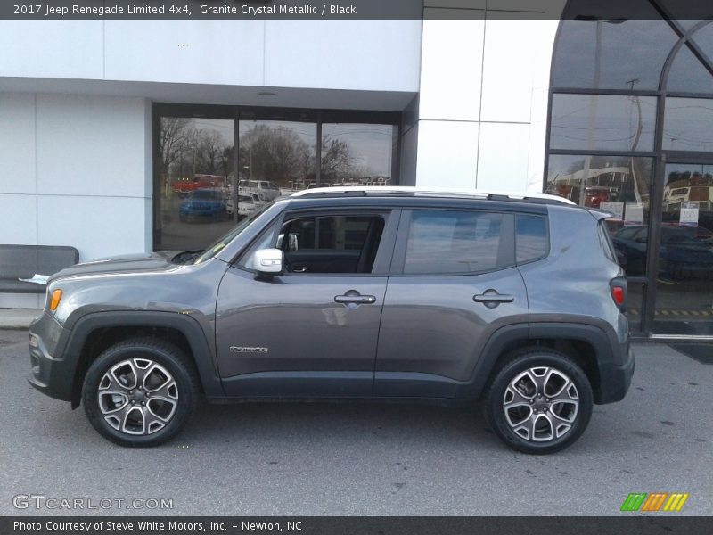 Granite Crystal Metallic / Black 2017 Jeep Renegade Limited 4x4