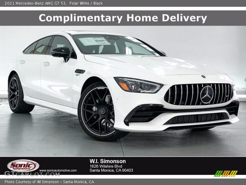 Polar White / Black 2021 Mercedes-Benz AMG GT 53