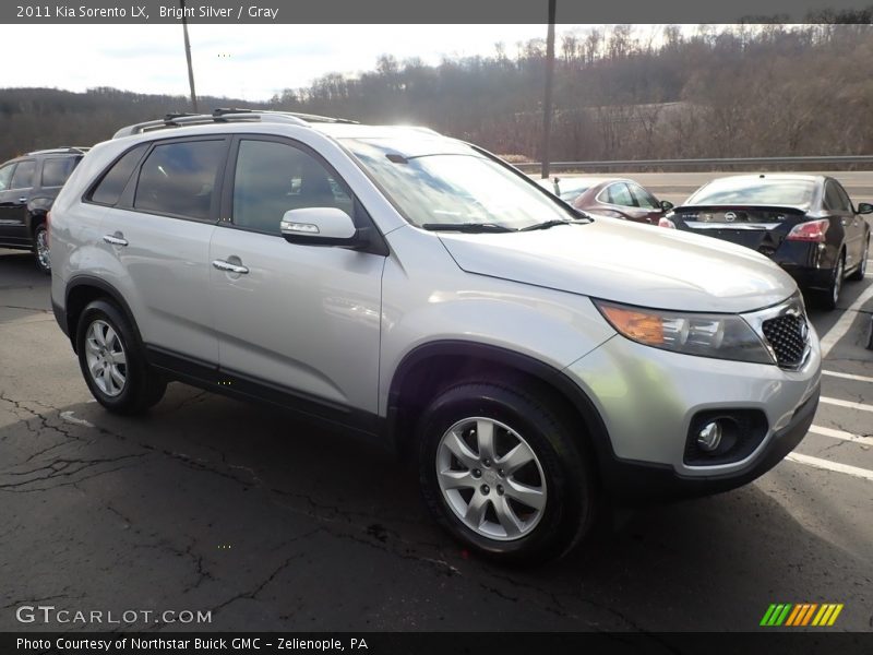 Bright Silver / Gray 2011 Kia Sorento LX