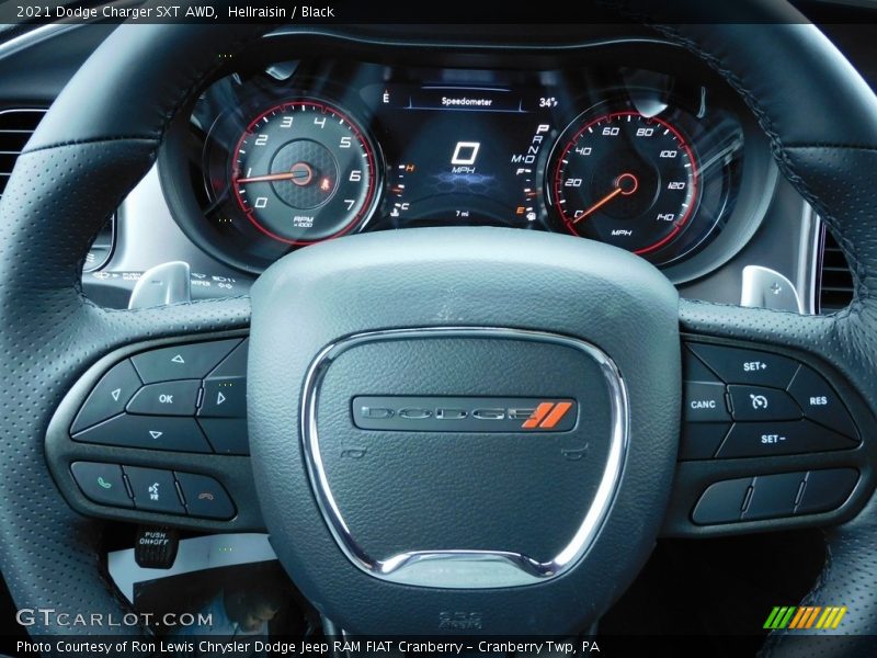 Hellraisin / Black 2021 Dodge Charger SXT AWD