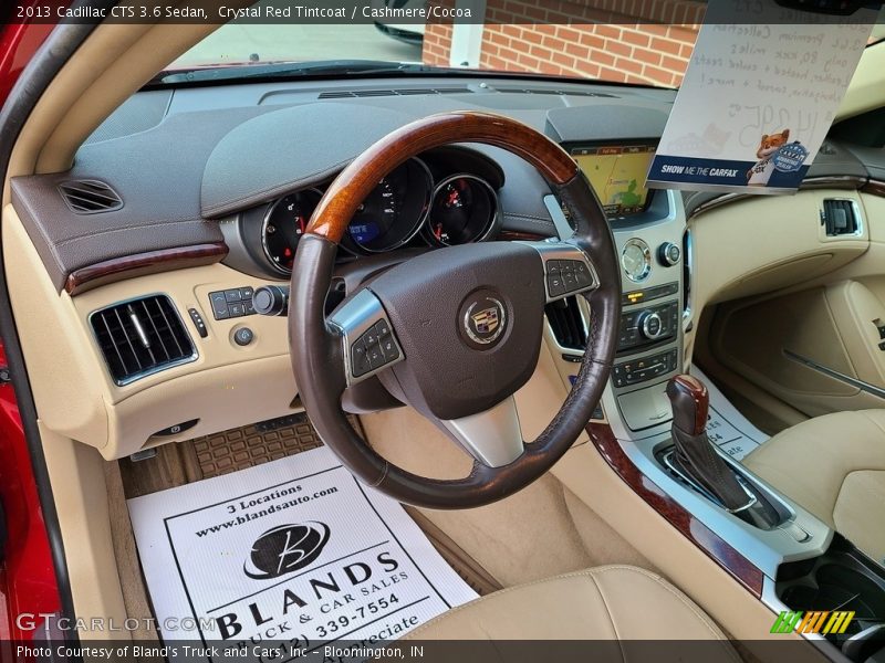 Crystal Red Tintcoat / Cashmere/Cocoa 2013 Cadillac CTS 3.6 Sedan