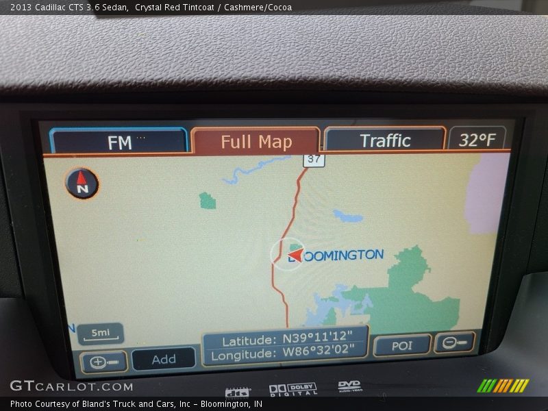 Crystal Red Tintcoat / Cashmere/Cocoa 2013 Cadillac CTS 3.6 Sedan