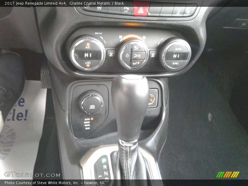 Granite Crystal Metallic / Black 2017 Jeep Renegade Limited 4x4
