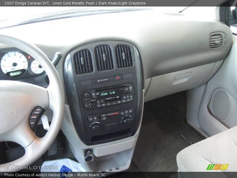 Linen Gold Metallic Pearl / Dark Khaki/Light Graystone 2007 Dodge Caravan SXT