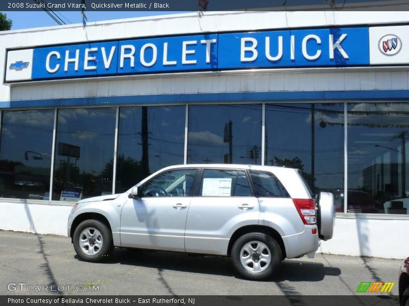 Quicksilver Metallic / Black 2008 Suzuki Grand Vitara