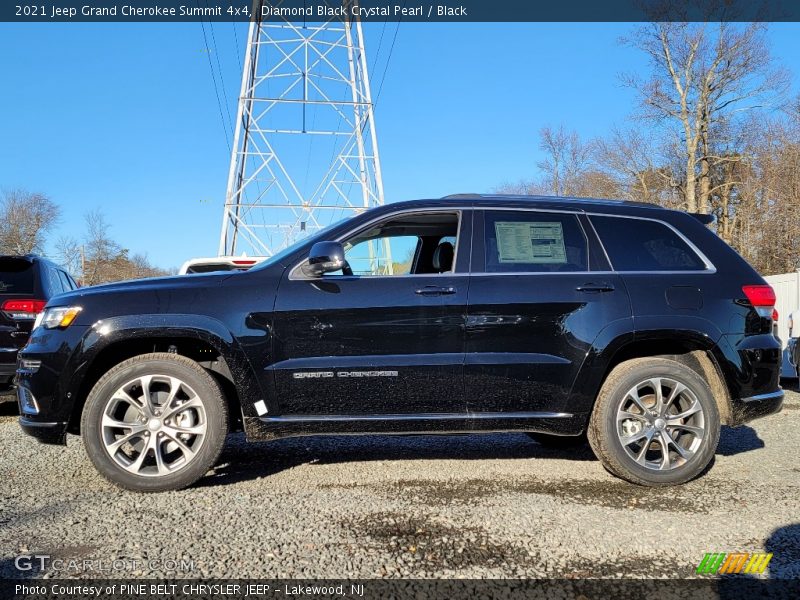 Diamond Black Crystal Pearl / Black 2021 Jeep Grand Cherokee Summit 4x4