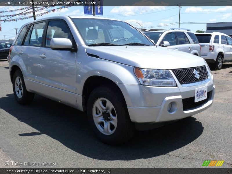 Quicksilver Metallic / Black 2008 Suzuki Grand Vitara