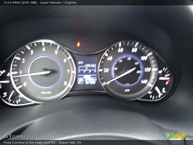 Liquid Platinum / Graphite 2014 Infiniti QX80 AWD