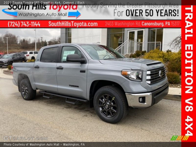 Cement / Black 2021 Toyota Tundra SR5 CrewMax 4x4