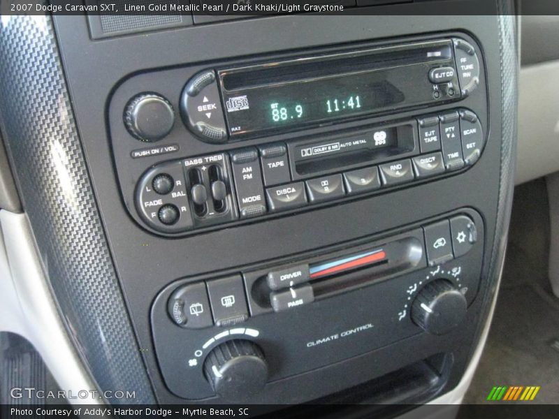 Linen Gold Metallic Pearl / Dark Khaki/Light Graystone 2007 Dodge Caravan SXT