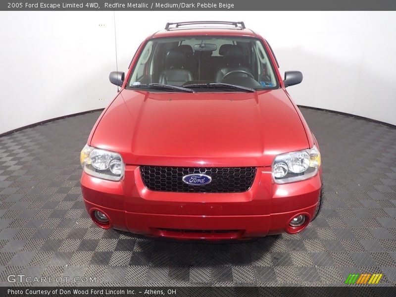 Redfire Metallic / Medium/Dark Pebble Beige 2005 Ford Escape Limited 4WD