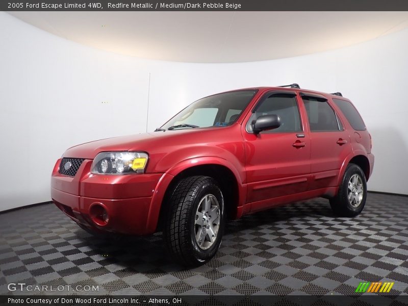 Redfire Metallic / Medium/Dark Pebble Beige 2005 Ford Escape Limited 4WD