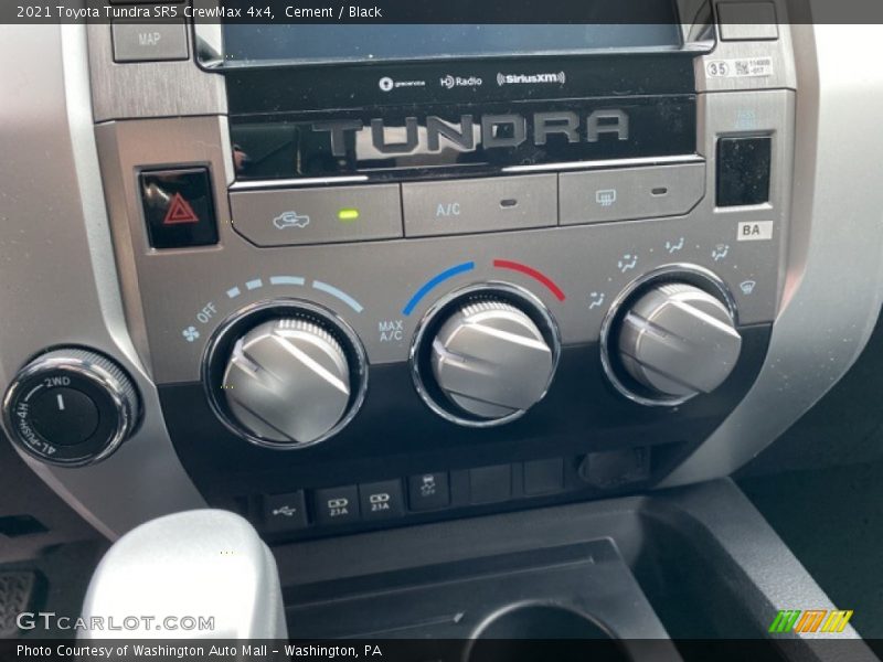 Controls of 2021 Tundra SR5 CrewMax 4x4