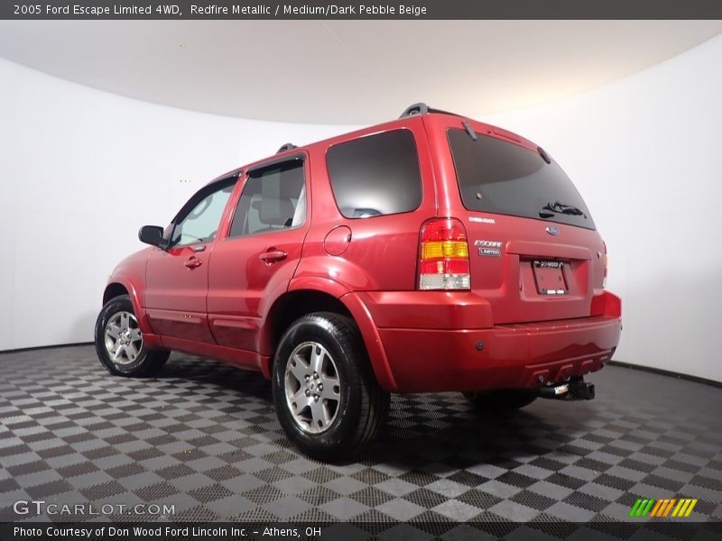 Redfire Metallic / Medium/Dark Pebble Beige 2005 Ford Escape Limited 4WD