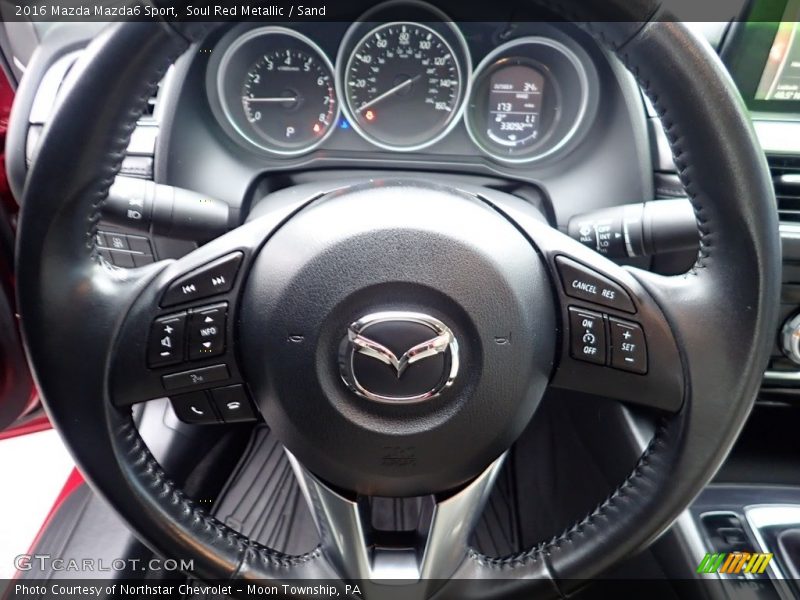 Soul Red Metallic / Sand 2016 Mazda Mazda6 Sport