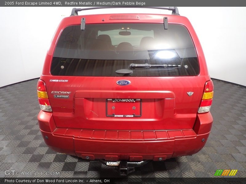 Redfire Metallic / Medium/Dark Pebble Beige 2005 Ford Escape Limited 4WD