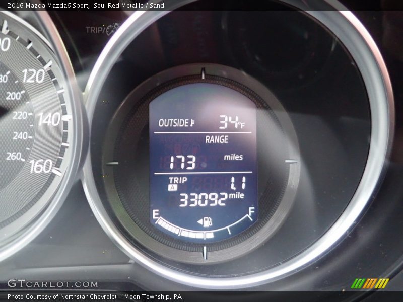 Soul Red Metallic / Sand 2016 Mazda Mazda6 Sport