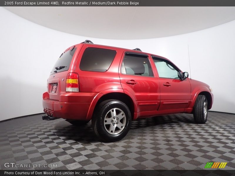 Redfire Metallic / Medium/Dark Pebble Beige 2005 Ford Escape Limited 4WD