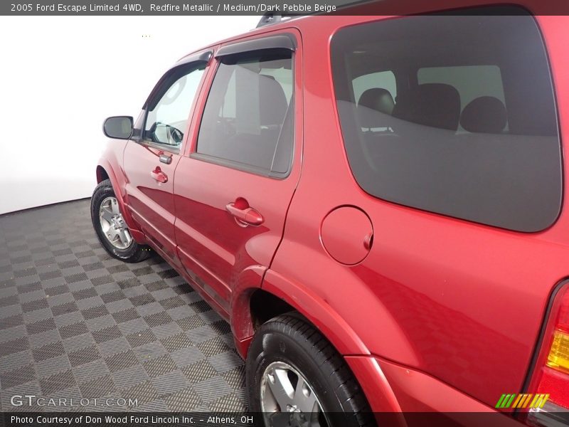 Redfire Metallic / Medium/Dark Pebble Beige 2005 Ford Escape Limited 4WD