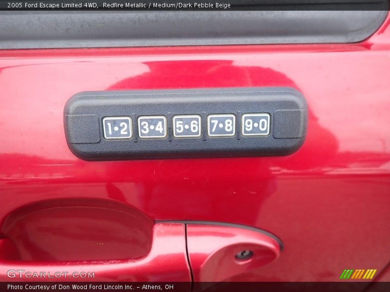 Redfire Metallic / Medium/Dark Pebble Beige 2005 Ford Escape Limited 4WD