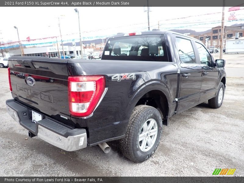 Agate Black / Medium Dark Slate 2021 Ford F150 XL SuperCrew 4x4