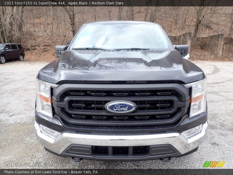 Agate Black / Medium Dark Slate 2021 Ford F150 XL SuperCrew 4x4