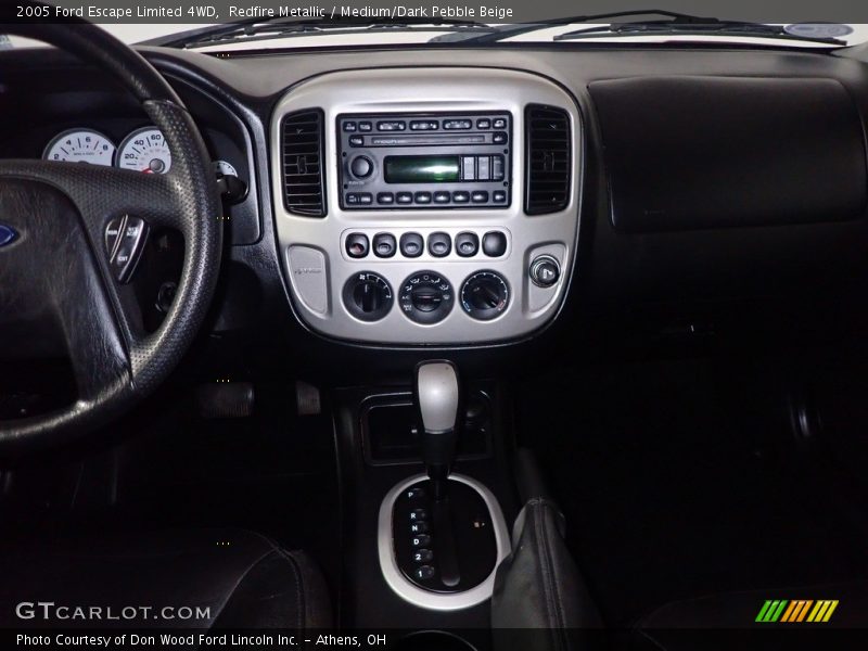 Redfire Metallic / Medium/Dark Pebble Beige 2005 Ford Escape Limited 4WD