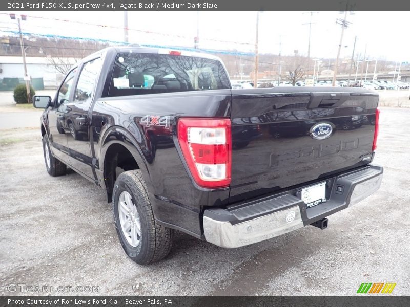 Agate Black / Medium Dark Slate 2021 Ford F150 XL SuperCrew 4x4