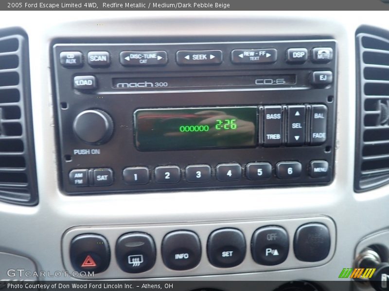 Redfire Metallic / Medium/Dark Pebble Beige 2005 Ford Escape Limited 4WD