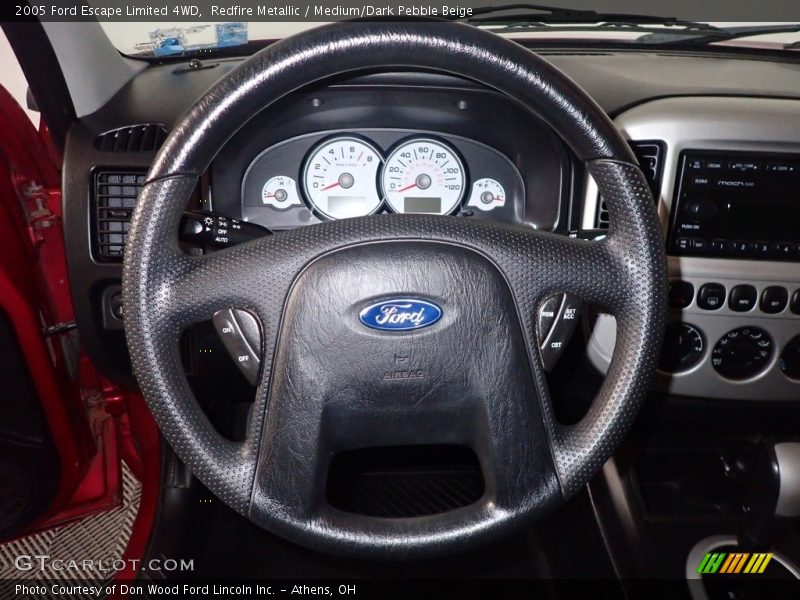 Redfire Metallic / Medium/Dark Pebble Beige 2005 Ford Escape Limited 4WD