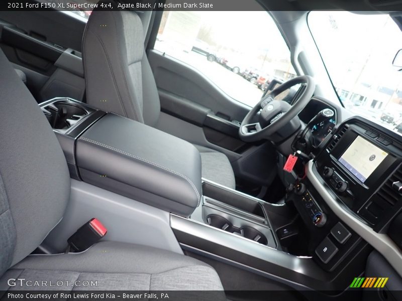 Agate Black / Medium Dark Slate 2021 Ford F150 XL SuperCrew 4x4