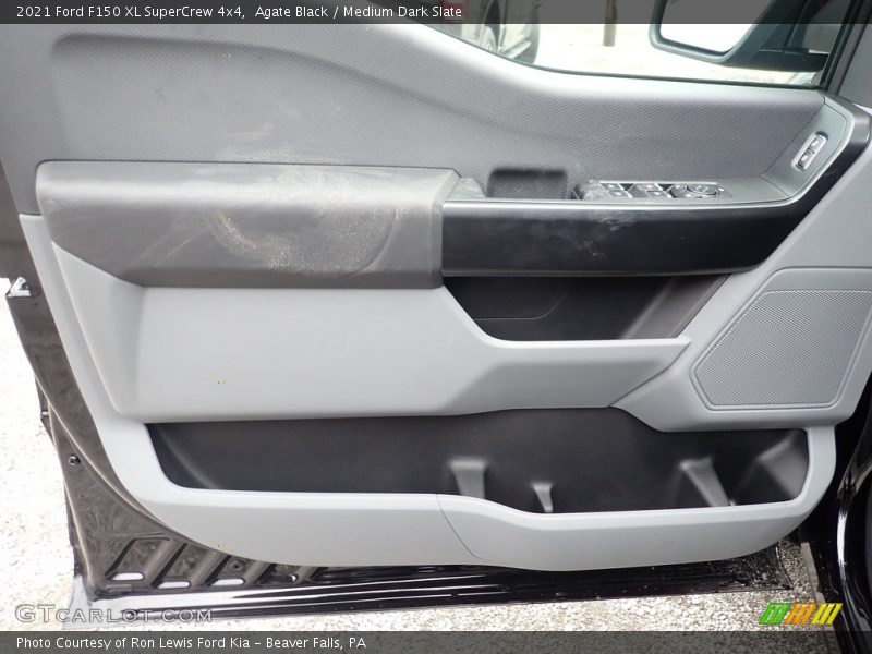 Agate Black / Medium Dark Slate 2021 Ford F150 XL SuperCrew 4x4