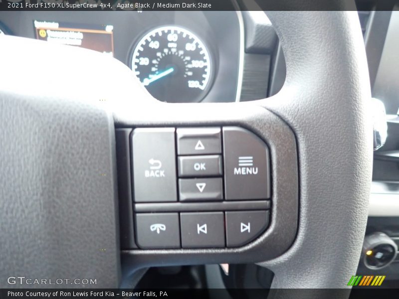 Agate Black / Medium Dark Slate 2021 Ford F150 XL SuperCrew 4x4