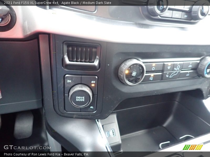 Agate Black / Medium Dark Slate 2021 Ford F150 XL SuperCrew 4x4