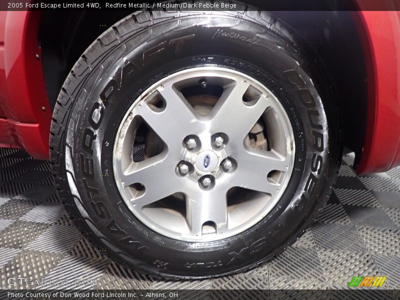Redfire Metallic / Medium/Dark Pebble Beige 2005 Ford Escape Limited 4WD