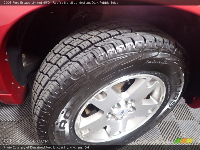Redfire Metallic / Medium/Dark Pebble Beige 2005 Ford Escape Limited 4WD