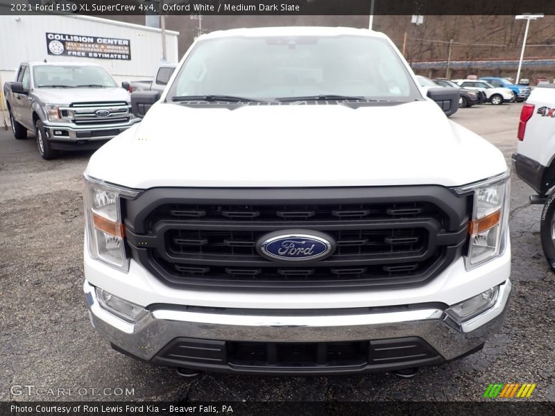 Oxford White / Medium Dark Slate 2021 Ford F150 XL SuperCrew 4x4