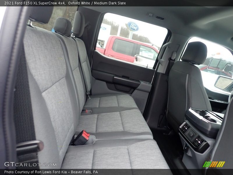 Oxford White / Medium Dark Slate 2021 Ford F150 XL SuperCrew 4x4