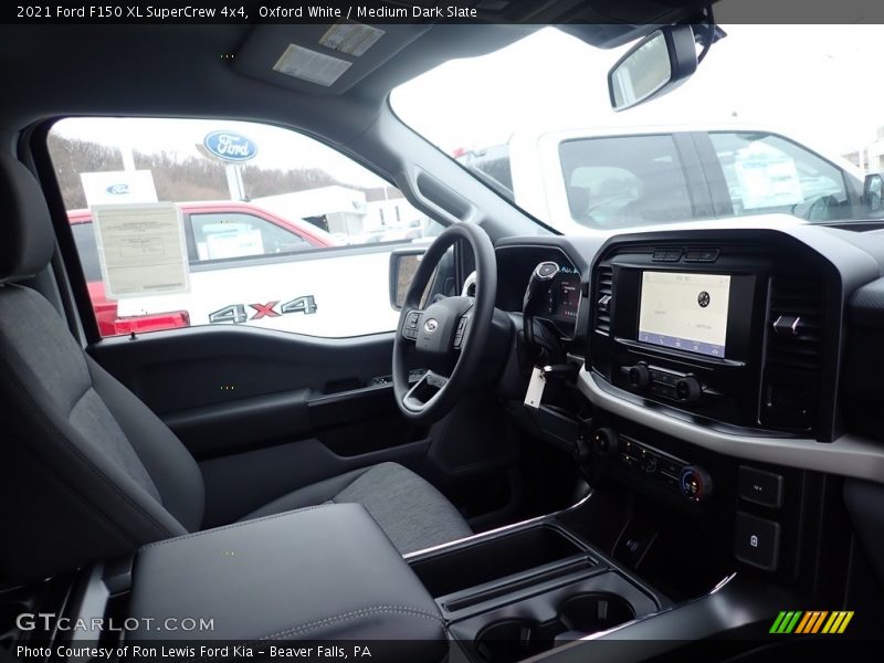 Oxford White / Medium Dark Slate 2021 Ford F150 XL SuperCrew 4x4