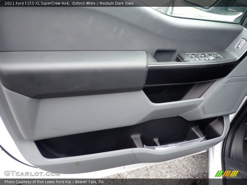 Oxford White / Medium Dark Slate 2021 Ford F150 XL SuperCrew 4x4