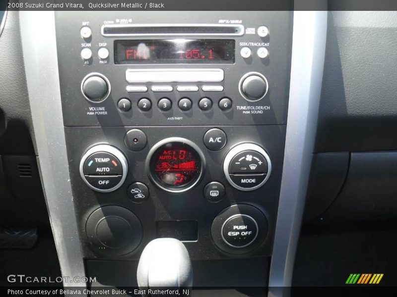 Quicksilver Metallic / Black 2008 Suzuki Grand Vitara