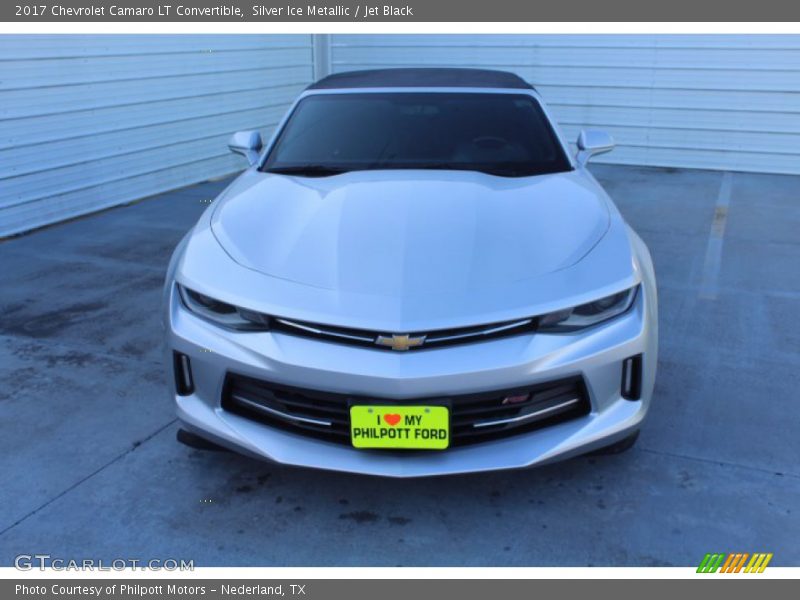 Silver Ice Metallic / Jet Black 2017 Chevrolet Camaro LT Convertible