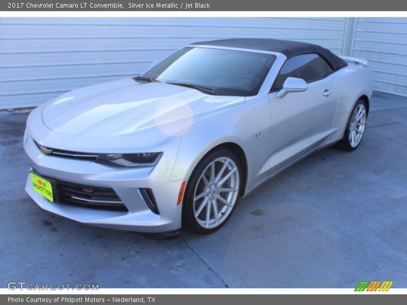 Silver Ice Metallic / Jet Black 2017 Chevrolet Camaro LT Convertible