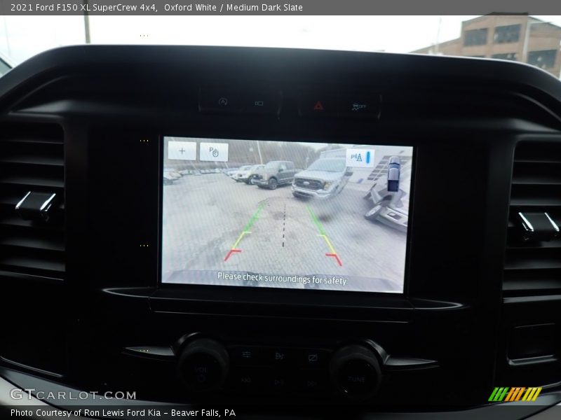 Oxford White / Medium Dark Slate 2021 Ford F150 XL SuperCrew 4x4