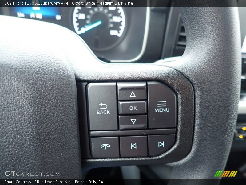 Oxford White / Medium Dark Slate 2021 Ford F150 XL SuperCrew 4x4